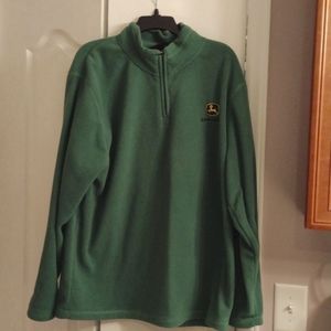 John Deere fleece pullover